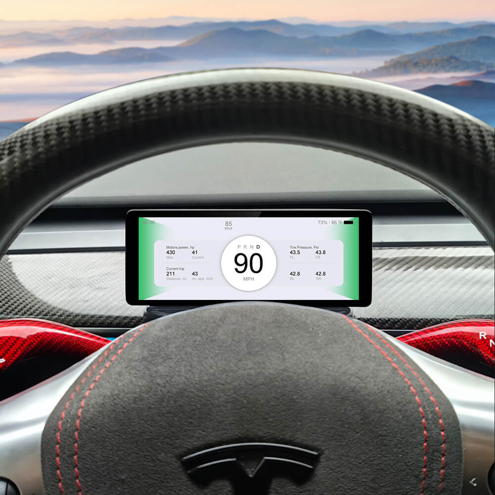 F68 High-Performance Dashboard Display for Tesla Model 3/Y