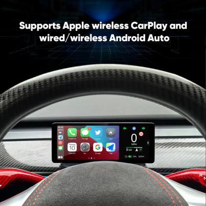 Tesstudio 6.86"  Dashboard Carplay Touch Screen for Tesla Model 3/Y (F68)-Tes studioScreen,Model Y interior,Model Y,Model 3,Model 3 interiortesla accessories