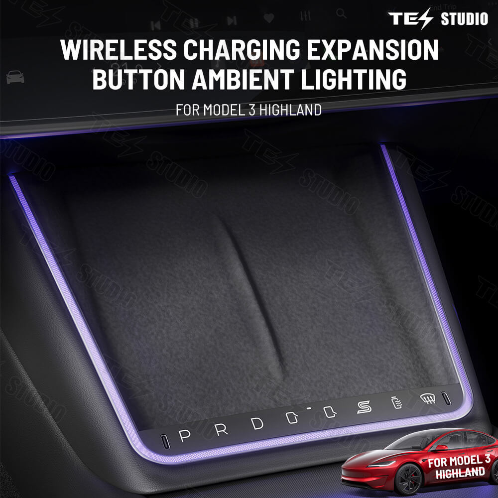  Center Console Wireless Charging Expansion Dock with Ambient Light