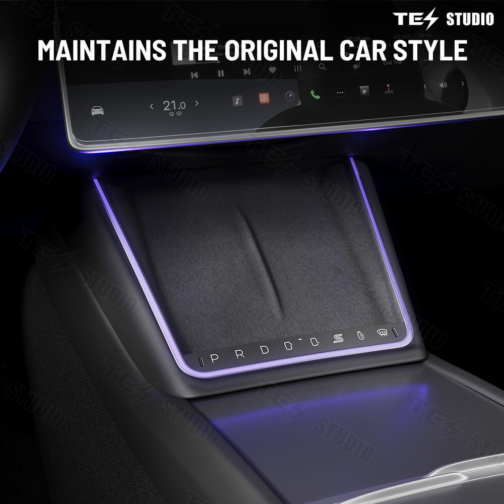 Model 3 Highland Center Wireless Charging Expansion Dock Ambient Light