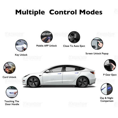 2021+ Model 3/Y Colorful Auto Door Handle (V5 Pro)-Tes studioExterior,Model Y,Model 3,Model 3 Exterior,Model Y Exteriortesla accessories