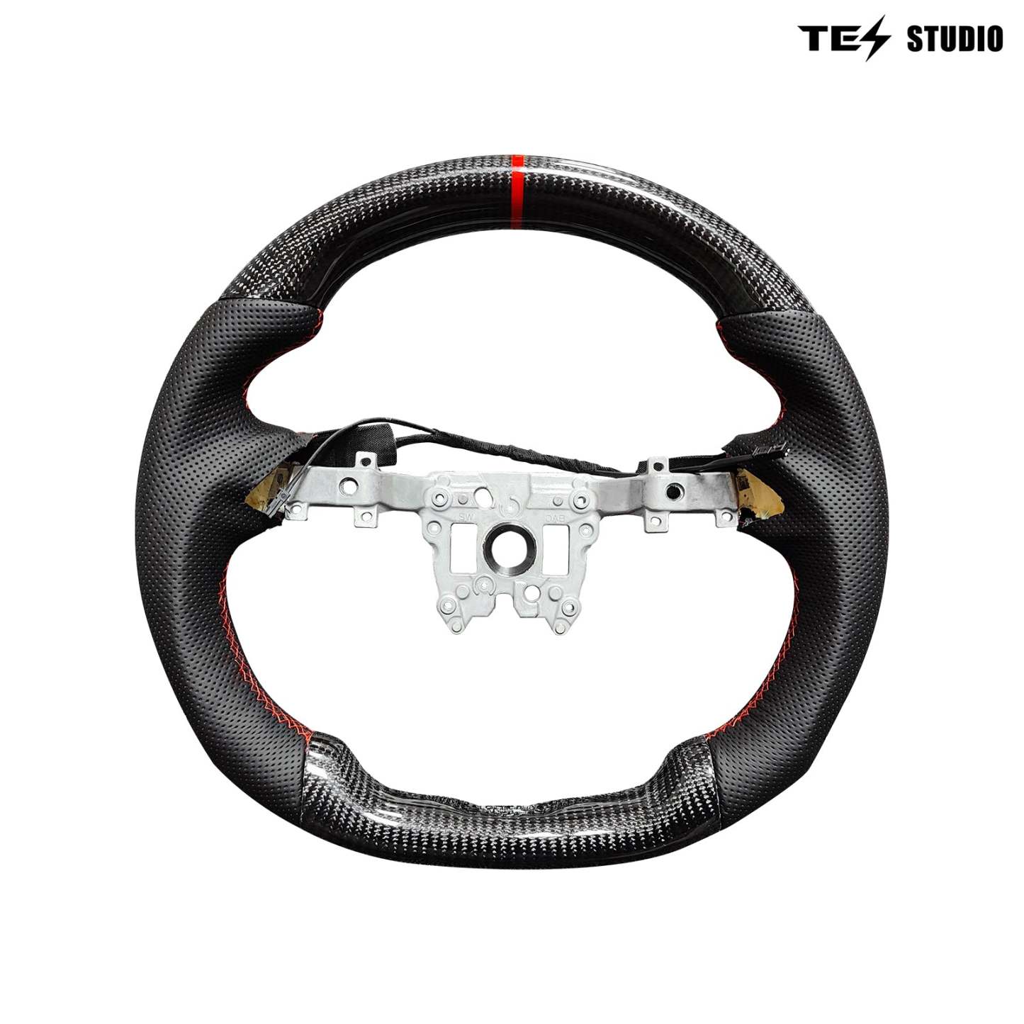 Tesla Model Y Juniper Steering Wheel Round Carbon Fiber Design Sport Styel Tesstudio?