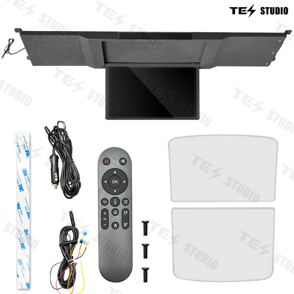 Tesstudio MY 17.3-inch Ceiling-Mounted TV - WiFi Version-Watching movies and playing games can add fun to your long trips and family outings