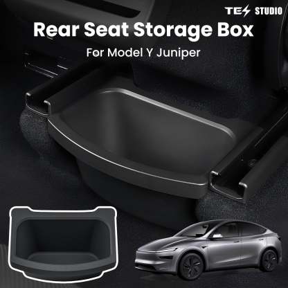 Tesla Model Y Juniper Rear Center Console Organizer Tray 2nd Row Seat Organizer Container Tesstudio?