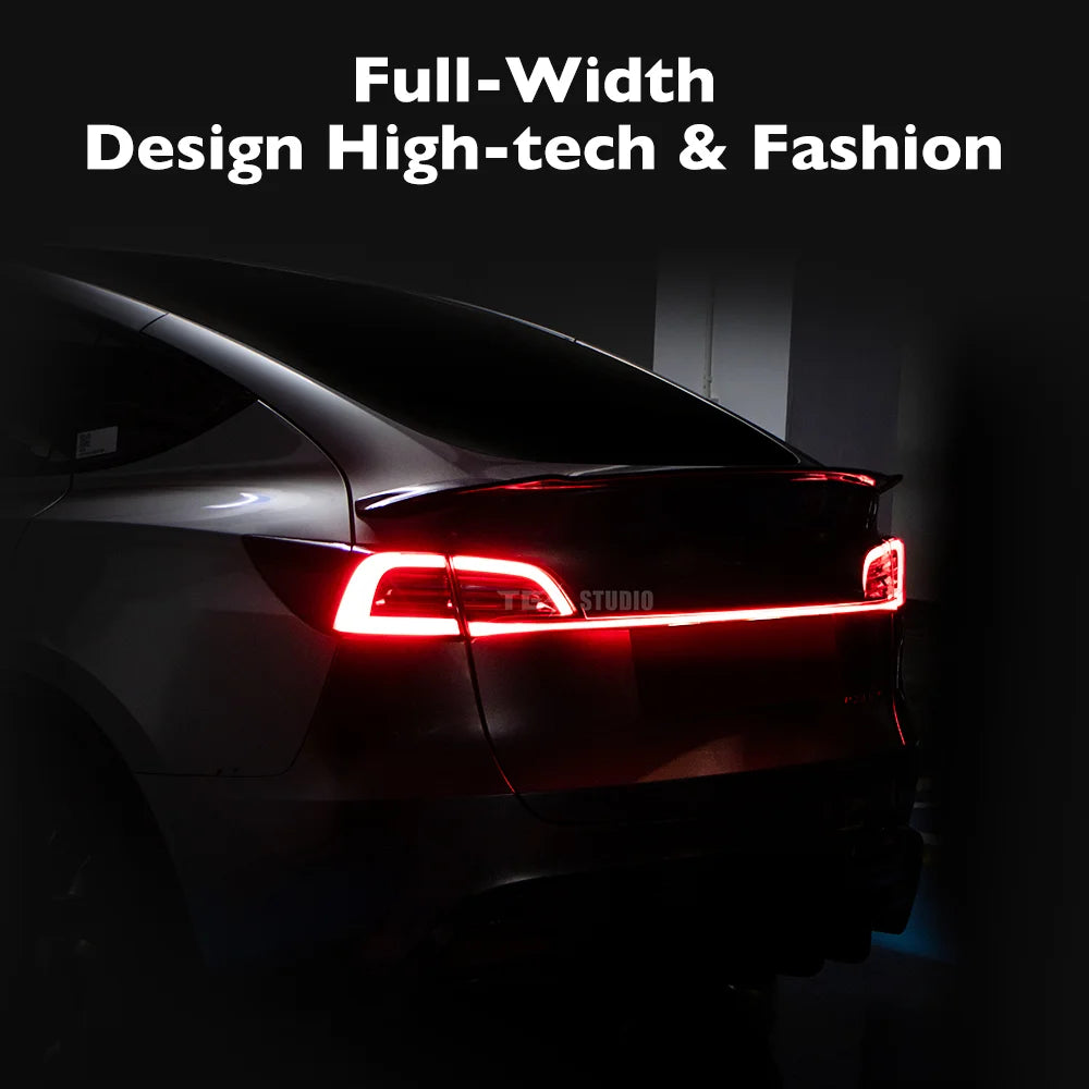 Knight Rider Full-Width Strip Tail Lighit for Tesla Model 3/Y-Tes studioModel Y,Model 3,Lighting Upgrade,Model 3 Exterior,Model Y Exteriortesla accessories