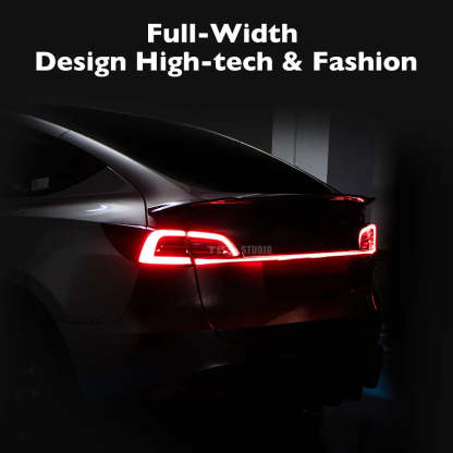 Knight Rider Full-Width Strip Tail Lighit for Tesla Model 3/Y-Tes studioModel Y,Model 3,Lighting Upgrade,Model 3 Exterior,Model Y Exteriortesla accessories