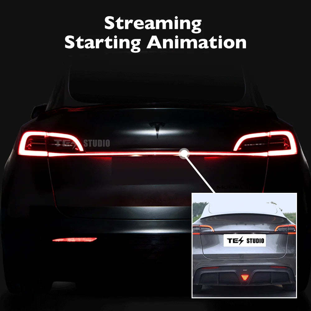 Knight Rider Full-Width Strip Tail Lighit for Tesla Model 3/Y-Tes studioModel Y,Model 3,Lighting Upgrade,Model 3 Exterior,Model Y Exteriortesla accessories