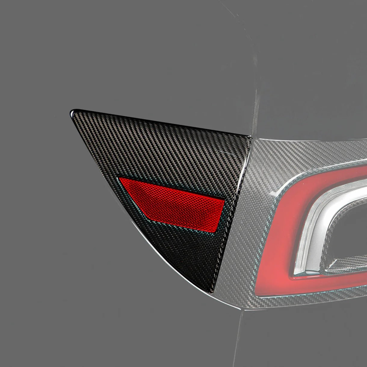 Tesstudio Premium Carbon Fiber Charging Port Cover for Tesla Model 3/Y/S/X