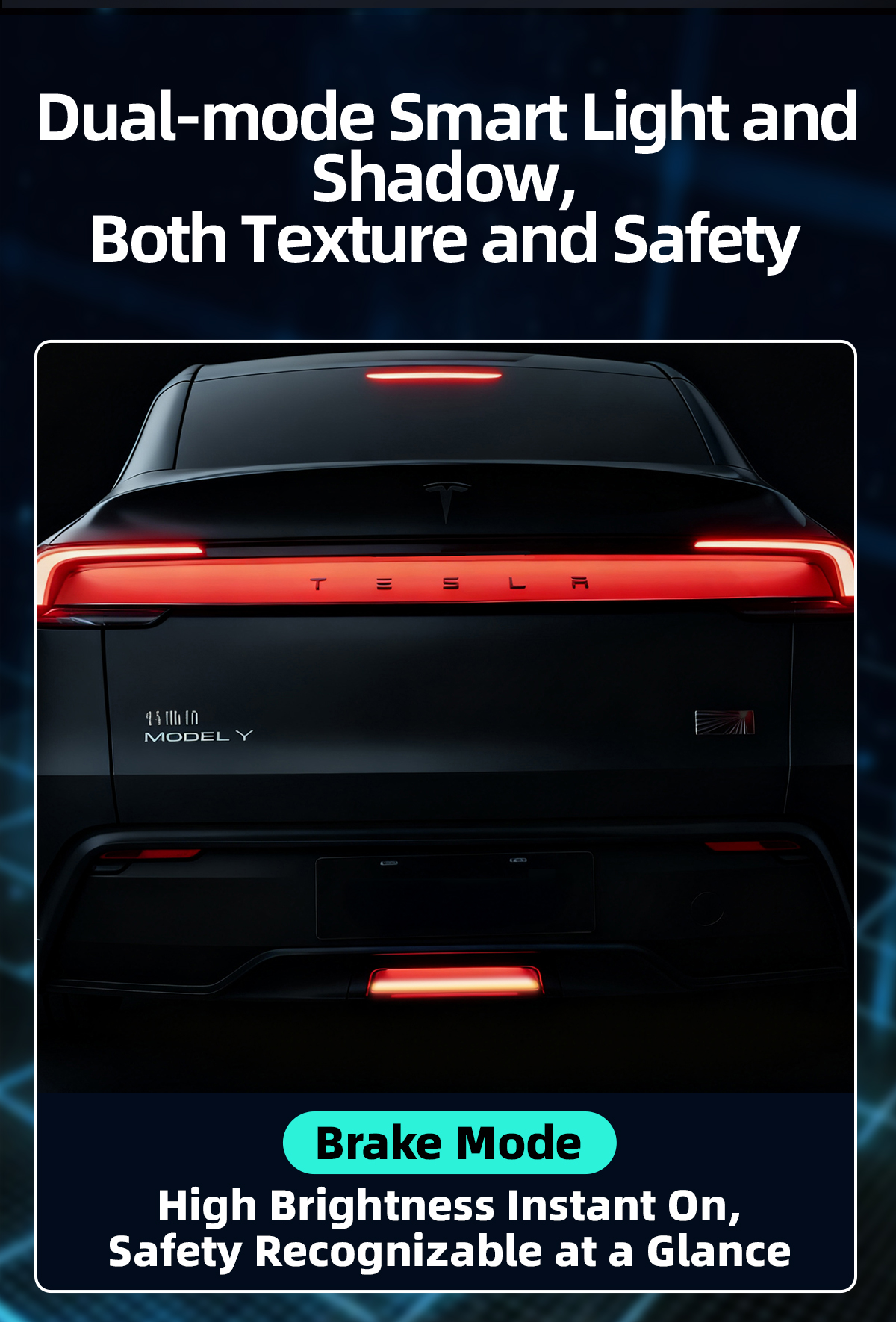 Diffused Guide Light For Tesla Model Y Juniper（2025.03+）