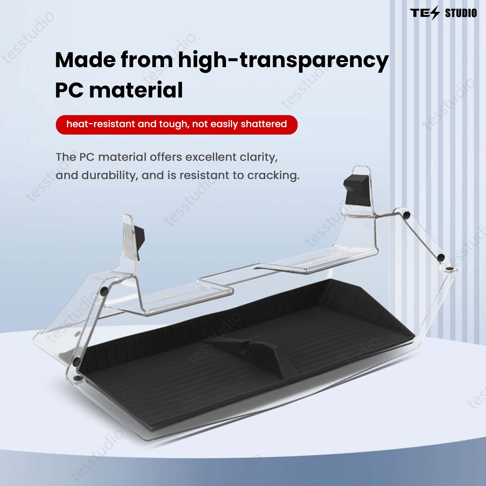 Tesla Cybertruck Interior Accessories Hideable Under Screen Storage Box with Center Console Organizer Tray Tesstudio®