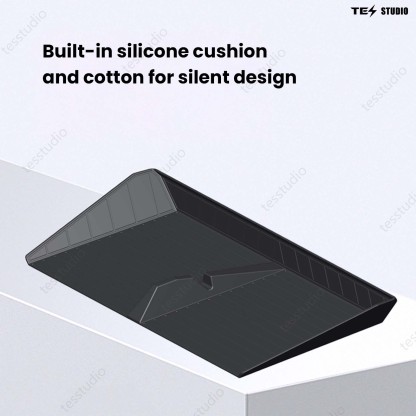Tesla Cybertruck Interior Accessories Hideable Under Screen Storage Box with Center Console Organizer Tray Tesstudio®