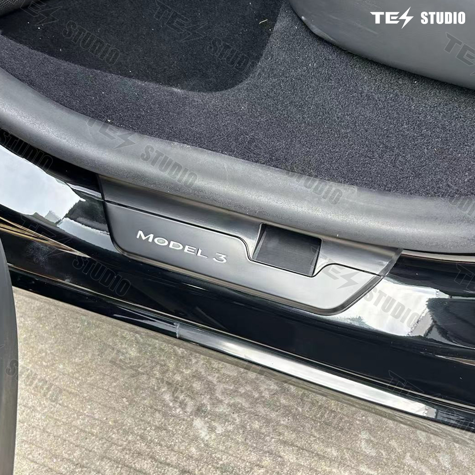 Tesla Model 3 Highland Illuminated Door Sills Led Door Sill Plate Door Sills Covers Plates Protector Tesstudio®