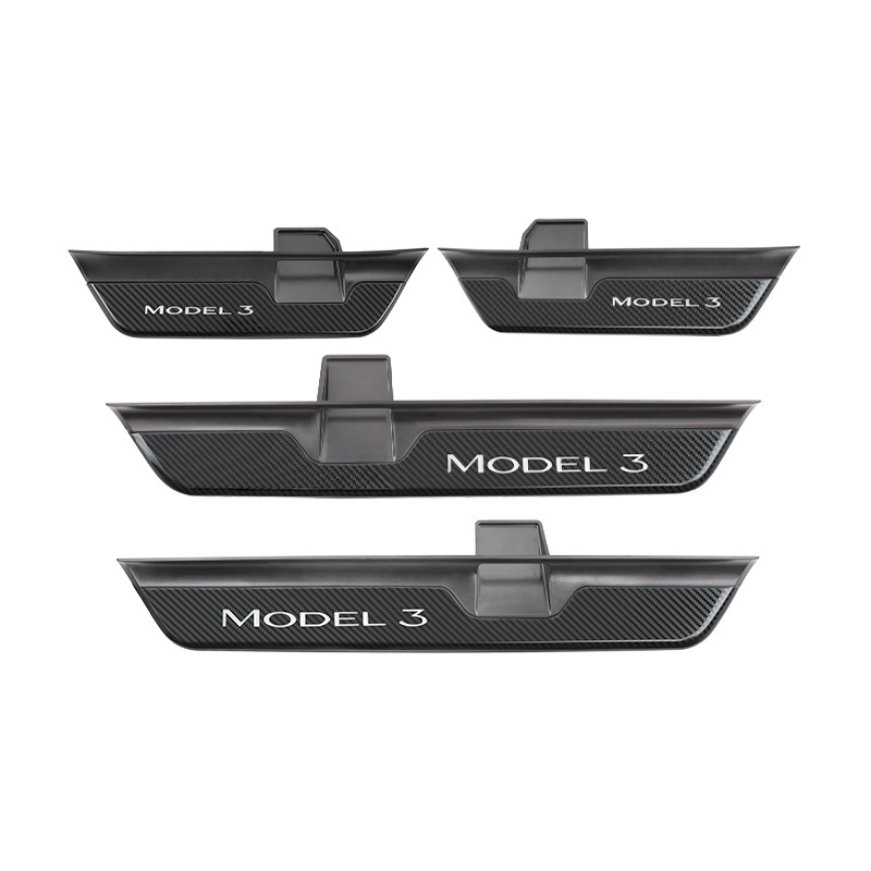 Tesla Model 3 Highland Illuminated Door Sills Led Door Sill Plate Door Sills Covers Plates Protector Tesstudio®