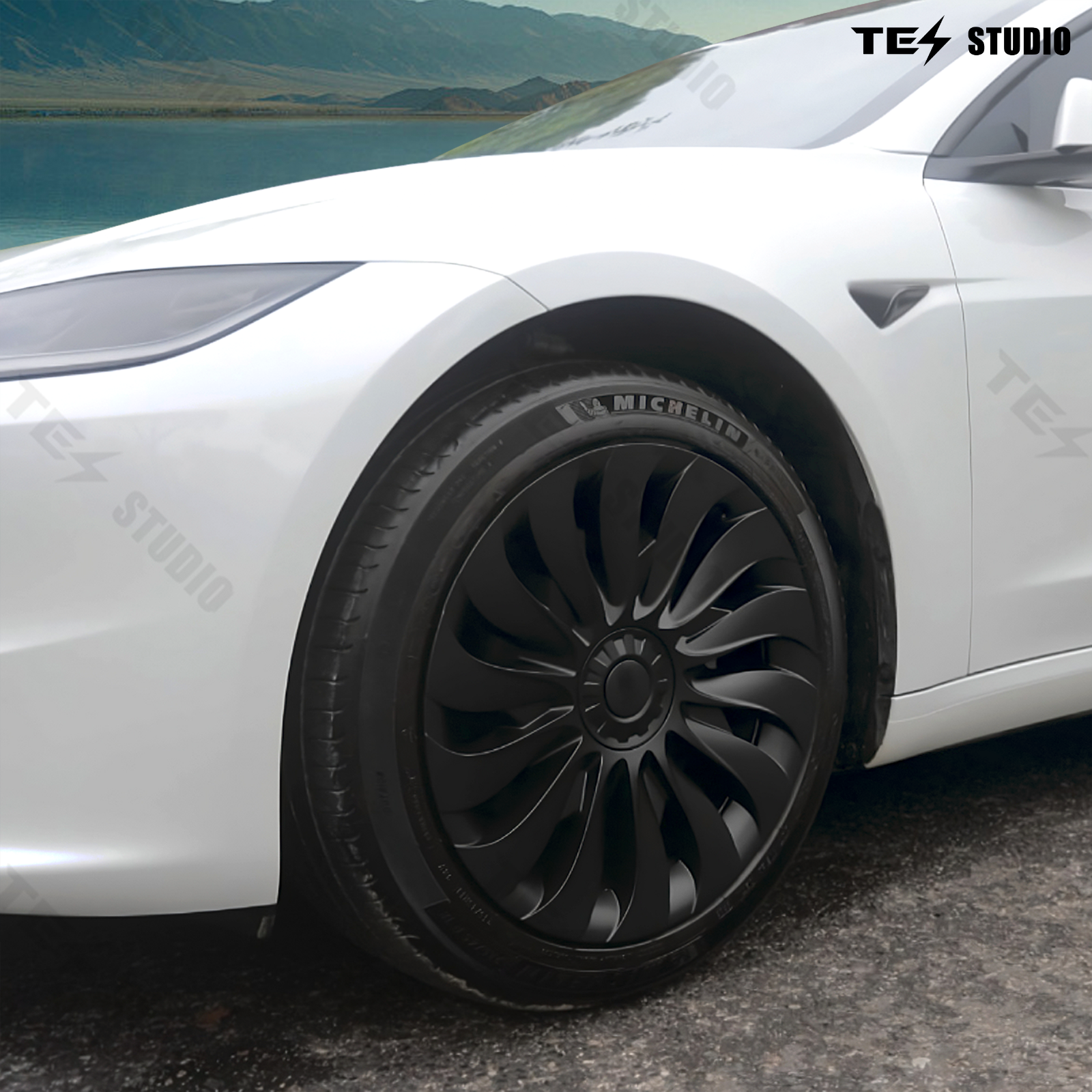 Tesla Model 3 Highland  Wheel Covers 18-inch Tesstudio®
