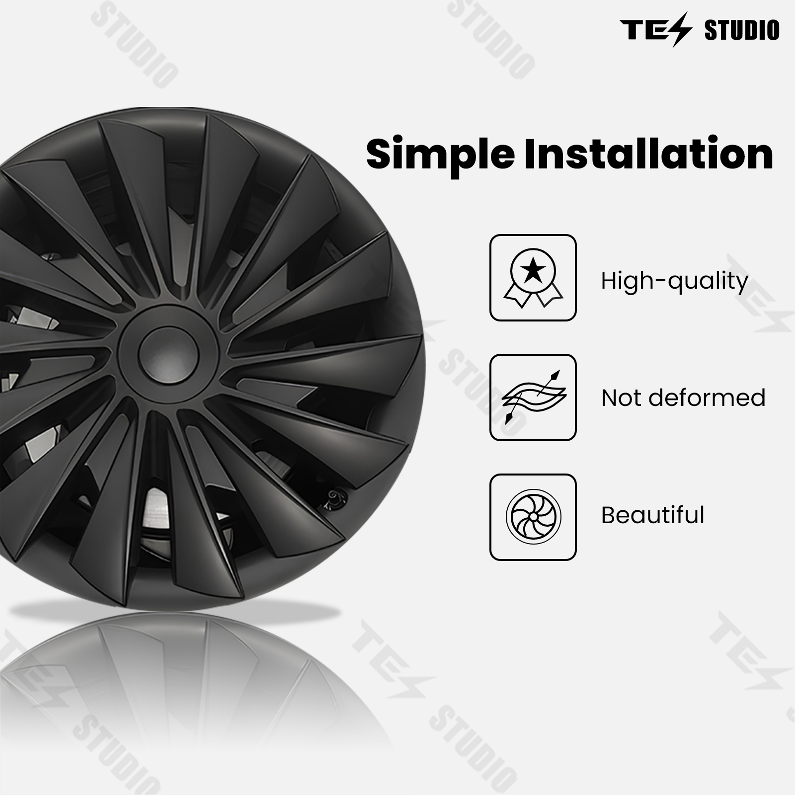 Tesla Model 3 Highland  Wheel Covers 18-inch Tesstudio®