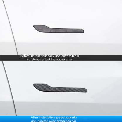 Tesla Model 3/Y Carbon Fiber Door Handle Cover Protection Accessories Tesstudio?
