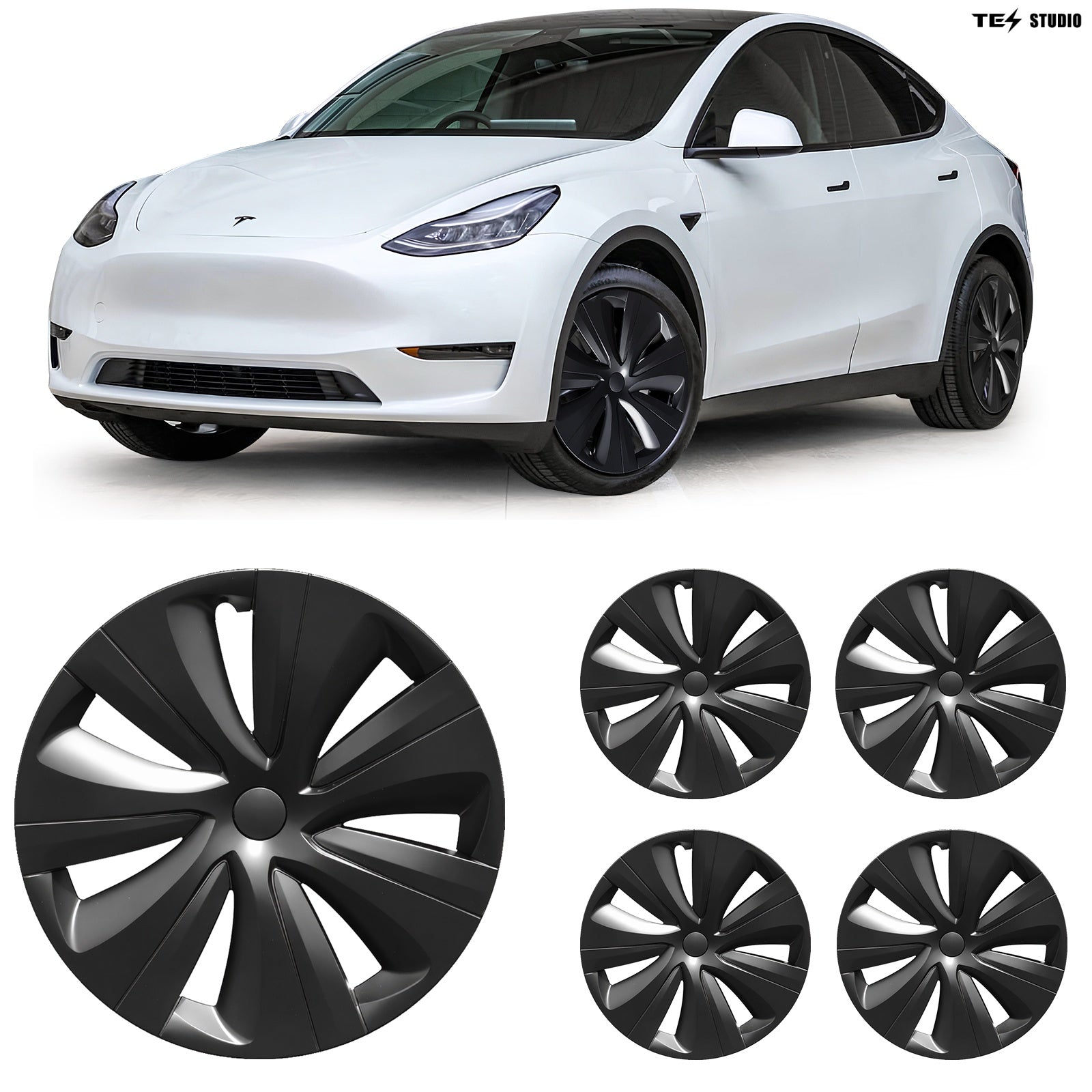 Tesla Rims Model Y Wheel Covers 19'' S Style Hub Caps Tesla Accessories Model Y Exterior Accessories Tesstudio?
