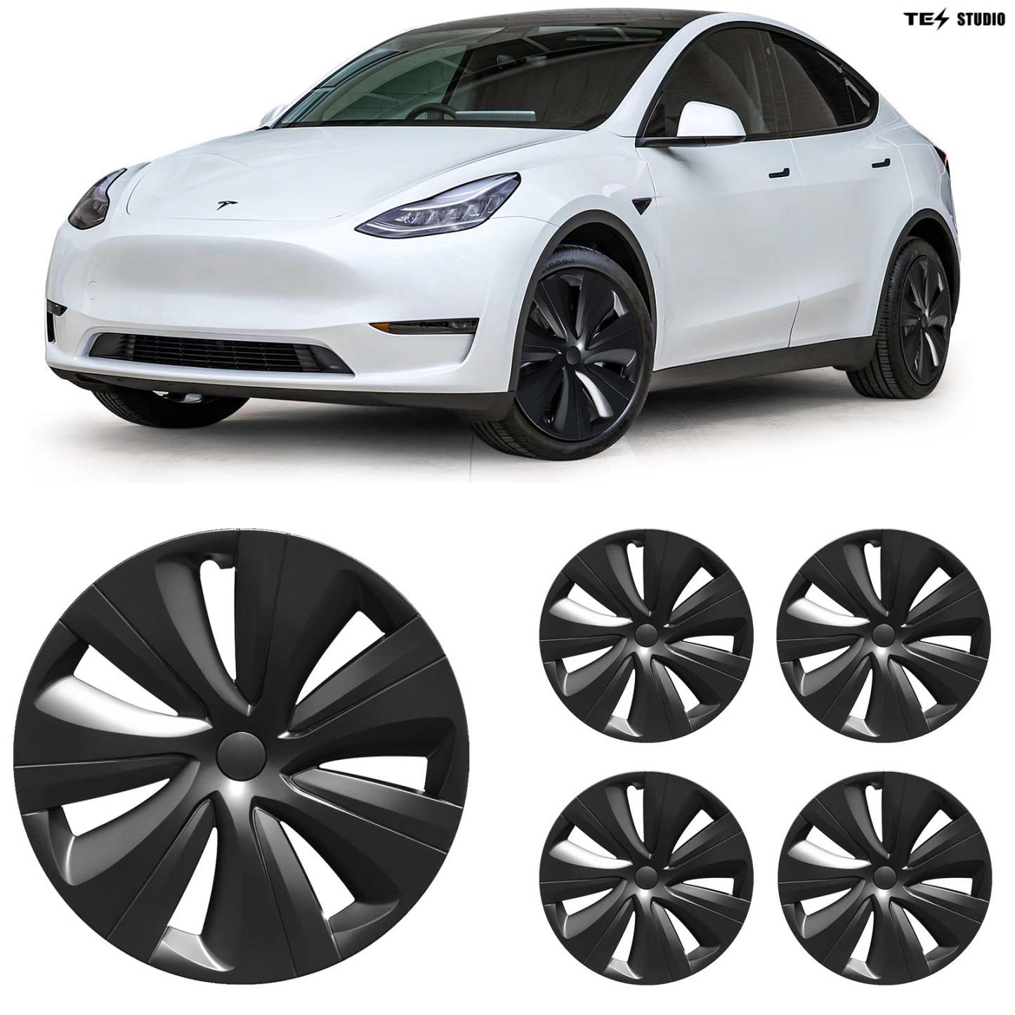 Tesla Rims Model Y Wheel Covers 19'' S Style Hub Caps Tesla Accessories Model Y Exterior Accessories Tesstudio?