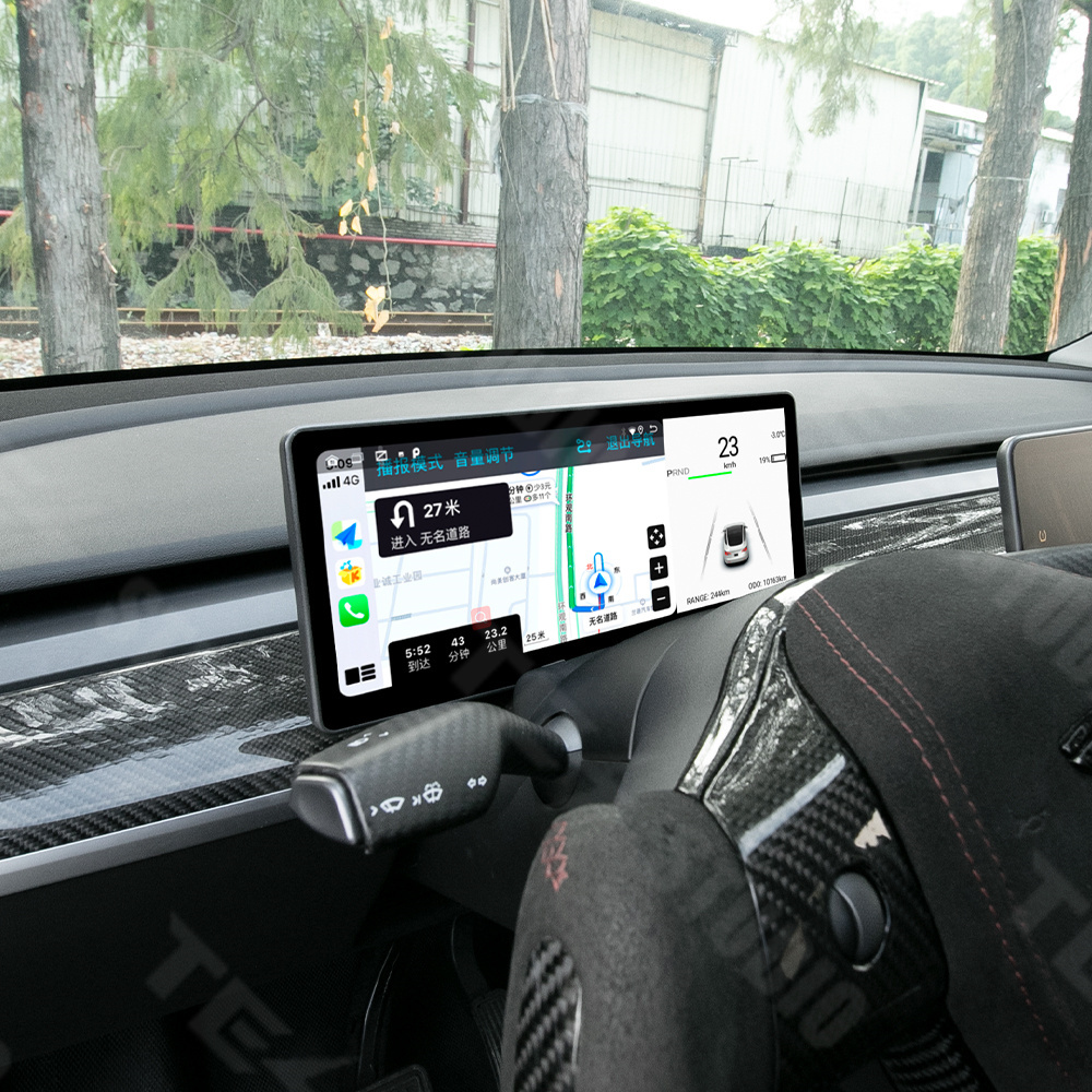 Tesstudio 10.25‘’ Android 4G Instrument Cluster Dashboard Screen for Tesla Model 3 / Y