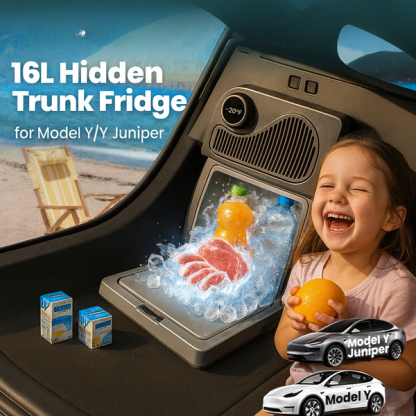 Tesstudio Hidden 16L Trunk Cooler Refrigerator for Tesla Model Y Juniper