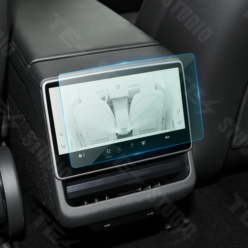 Tesstudio Tesla Model 3 Highland Tempered Glass Screen Protector Set for Front & Rear Displays