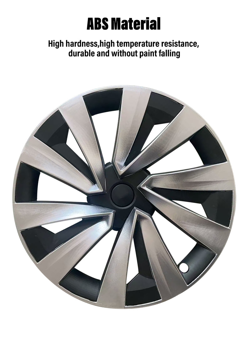 Tesla Model Y Juniper X Style 19" YB Turbine Wheel Covers Tesla Black Hub Caps Tesstudio?