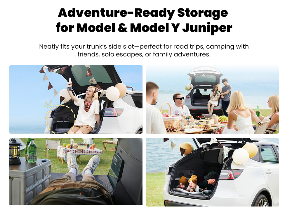 Trunk Fridge Hidden Cooler Car Mini Refrigerator for Tesla Model Y /Model Y Juniper