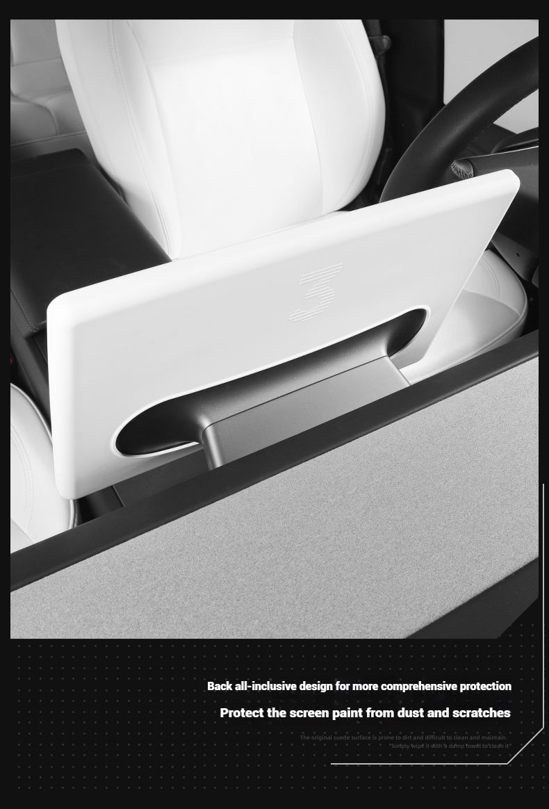 Tesla Interior Accessories Model 3 Highland Model Y Juniper Silicone Central Screen Protector Frame Tesstudio?