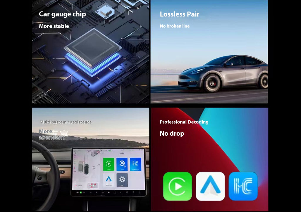 Tesla Model 3 / 3 Highland Model Y / Y Juniper Center Control Screen CarPlay Auto Decode Module Tesstudio?