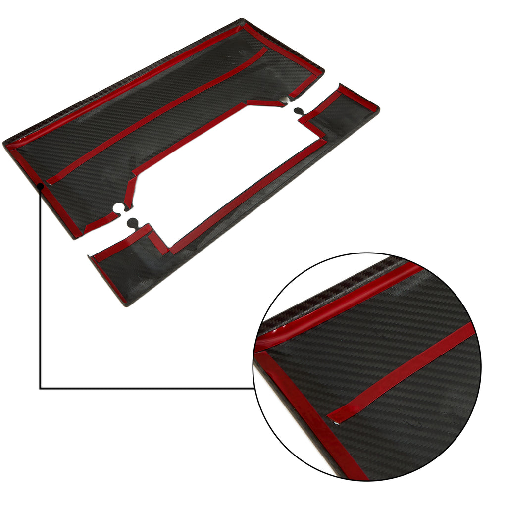 Tesla Cybertruck Carbon Fiber Dashboard Panel Decor Protective Cover Trim Tesstudio?