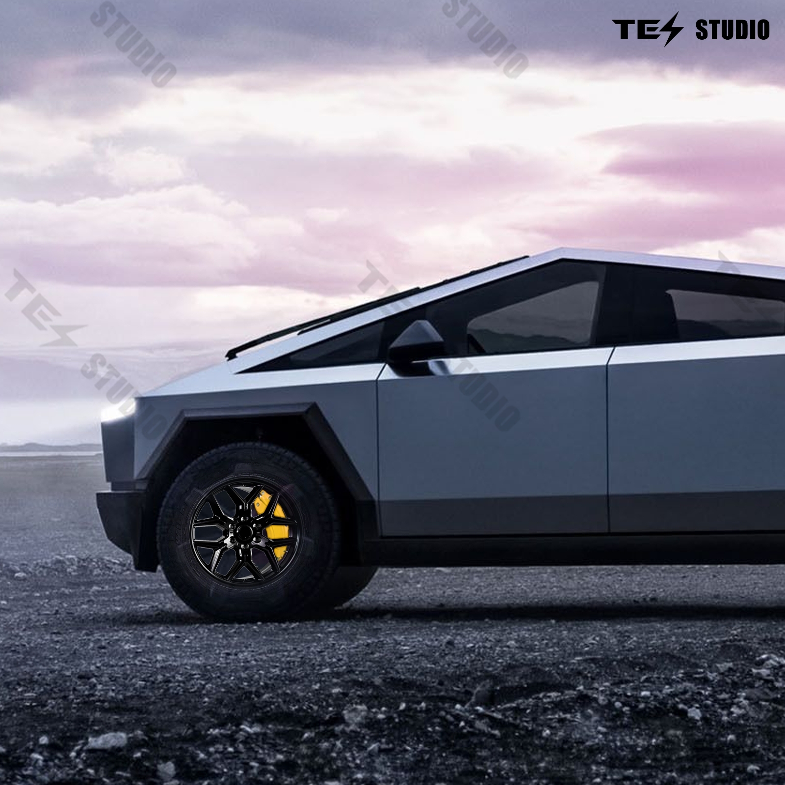 Tesstudio Cybertruck Accessories Wheel Caliper Covers for Cybertruck