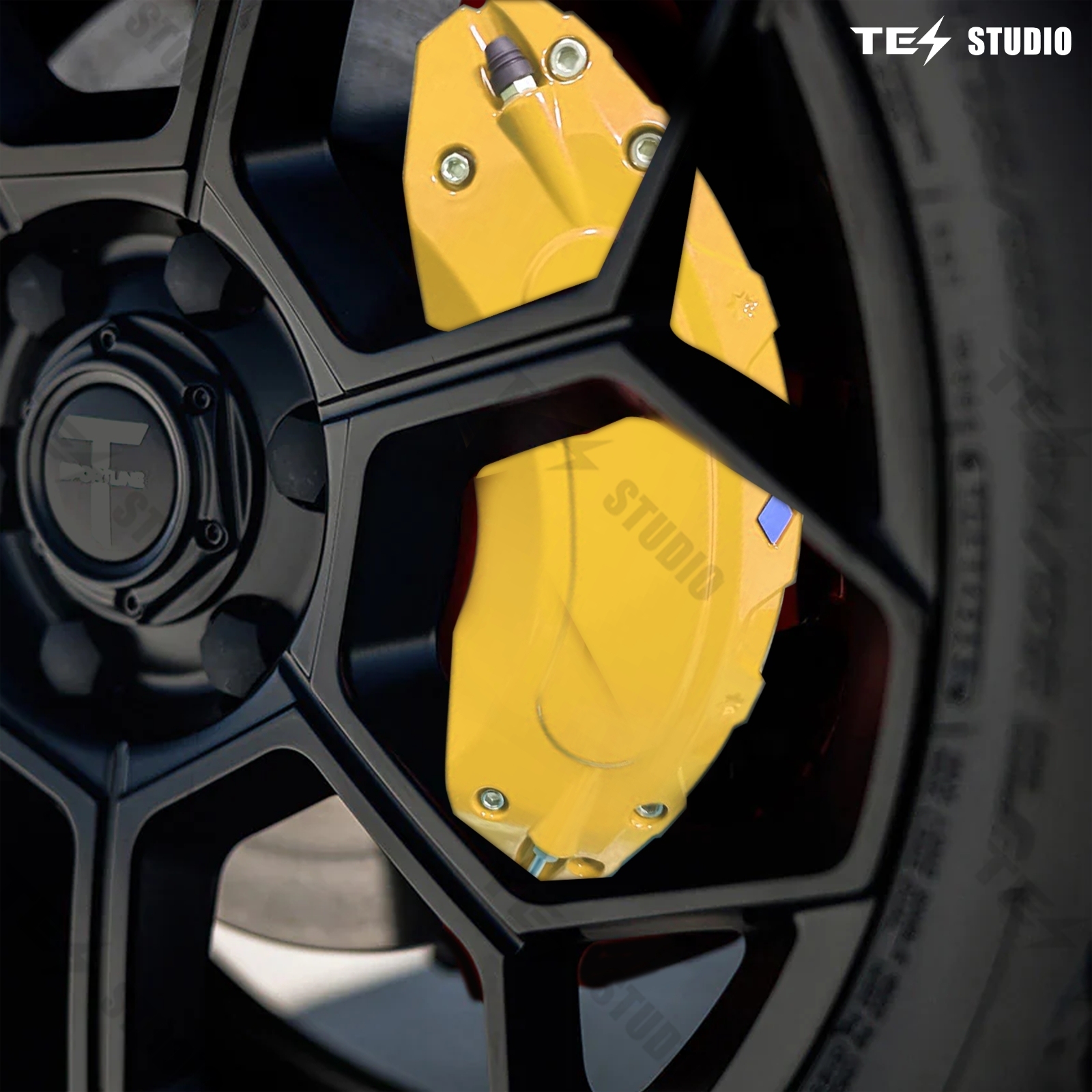 Tesstudio Cybertruck Accessories Wheel Caliper Covers for Cybertruck