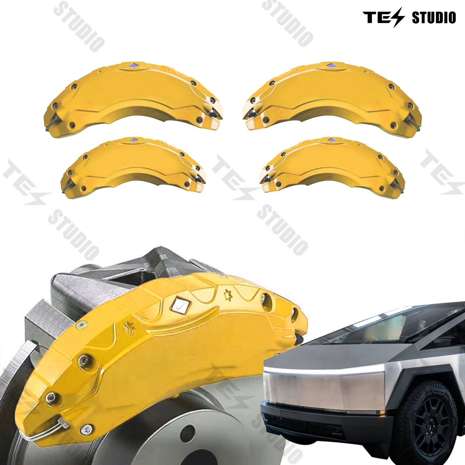 Tesstudio Cybertruck Accessories Wheel Caliper Covers for Cybertruck