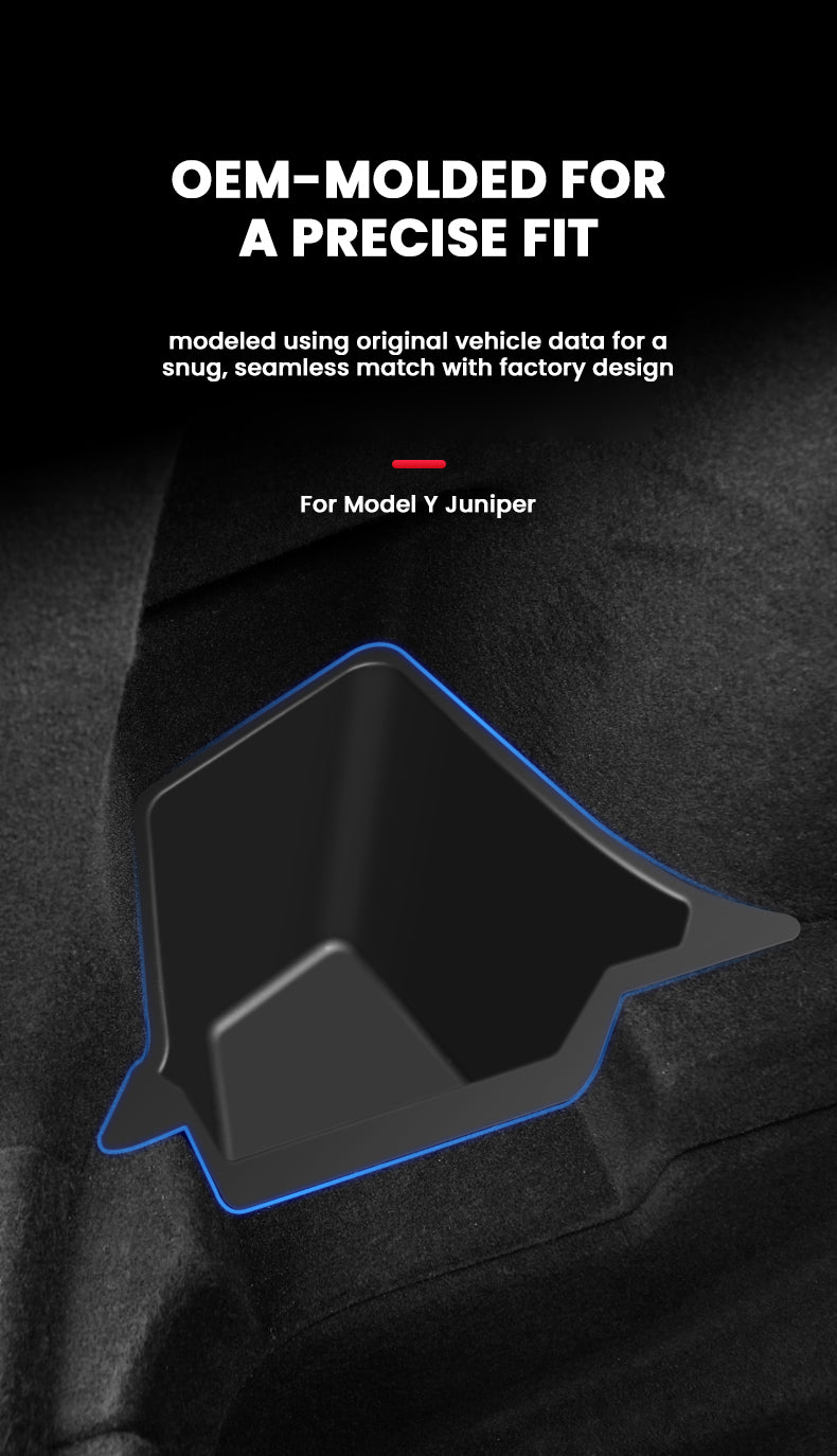 Tesla Model Y Juniper Interior Accessories Rear Trunk Organizer Storage Bins Tesstudio?