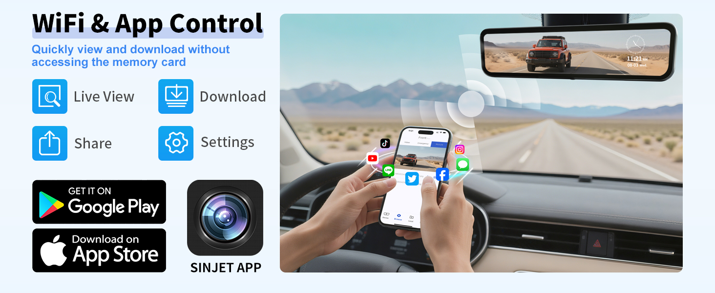 Rear View Mirror Camera