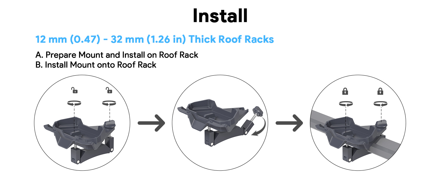 Starlink Mini RV Ladder Mount