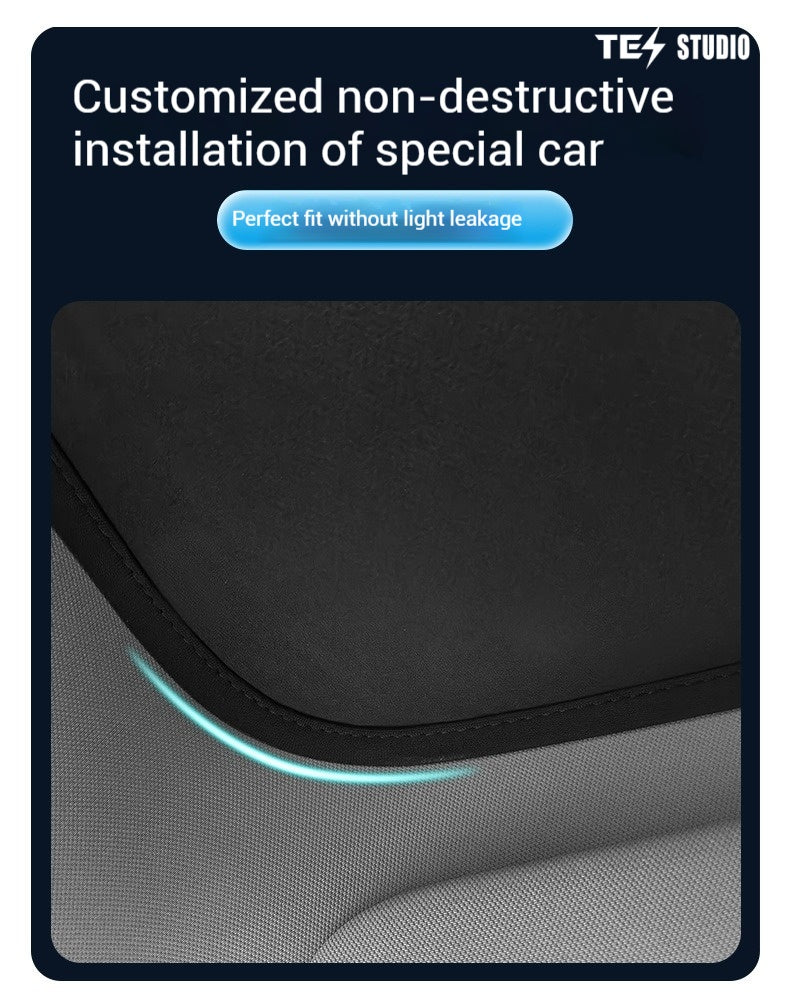Tesla Model Y Juniper Crystal Mesh Sunshade  Model Y Juniper Sunshade Roof Shade Interior Accessories Tesstudio?