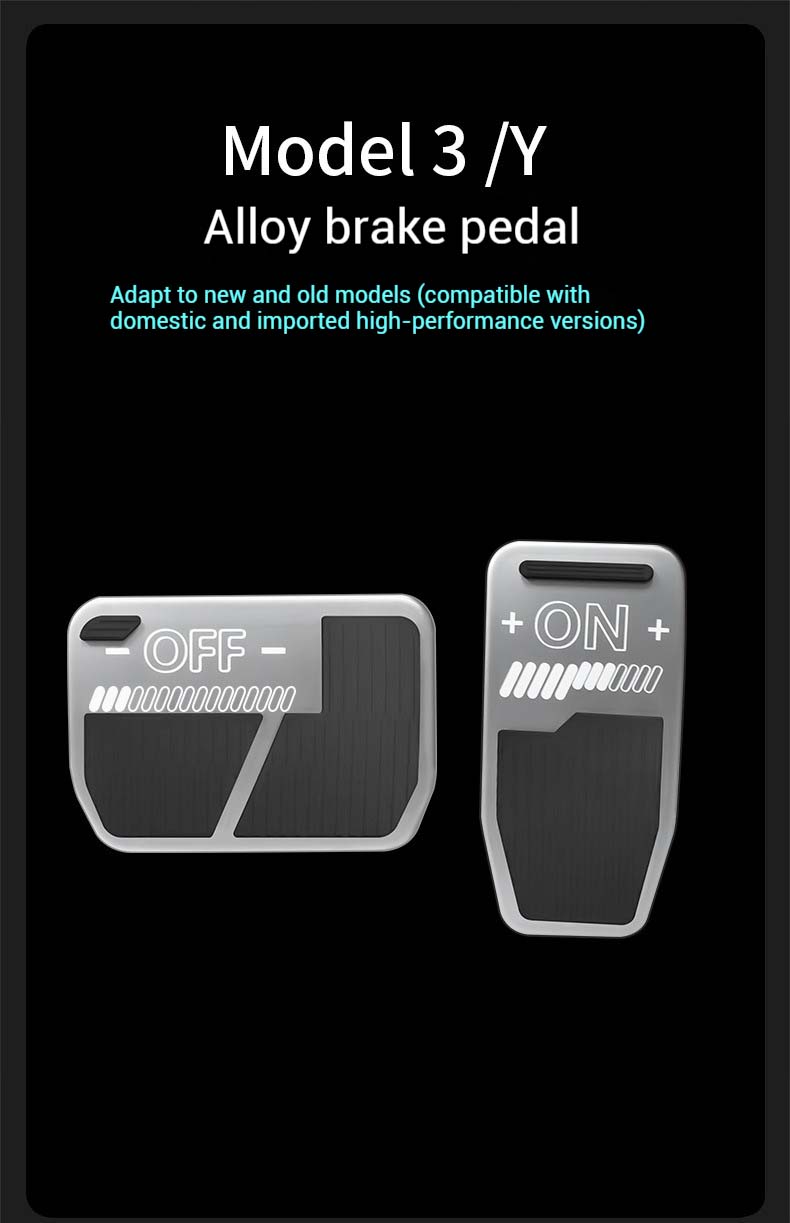 Tesla Brake Pedal Model 3/Y Foot Pedals Non-Slip Performance Foot Rest Tesla Model Y Interior Accessories Tesstudio?