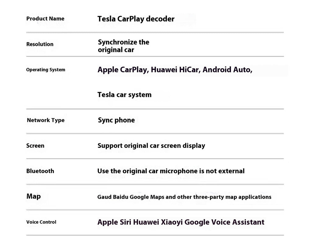 Tesla Model 3 / 3 Highland Model Y / Y Juniper Center Control Screen CarPlay Auto Decode Module Tesstudio?