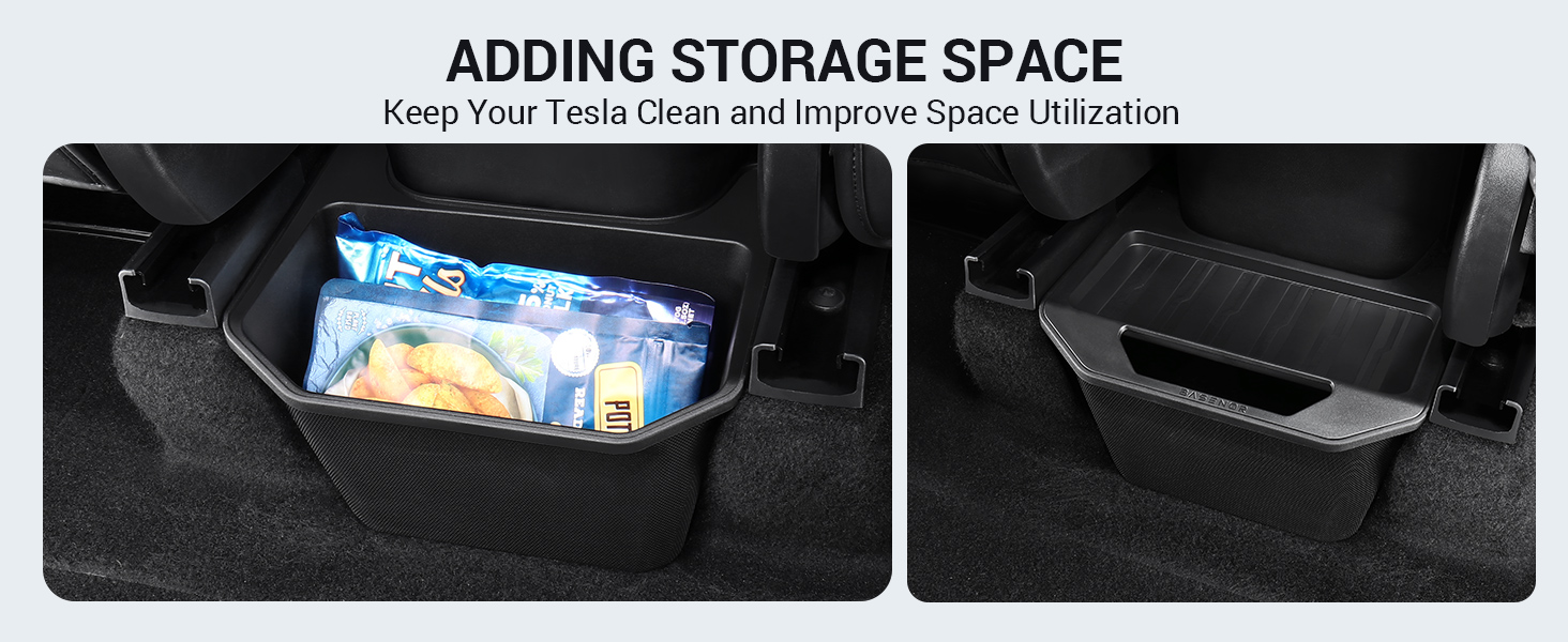 model y rear center console organizer