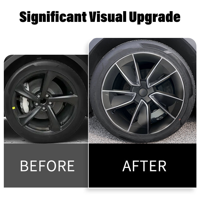 Tesla Model Y Juniper Hubcap X Style 19'' YB Knife Wheel Covers Tesstudio?