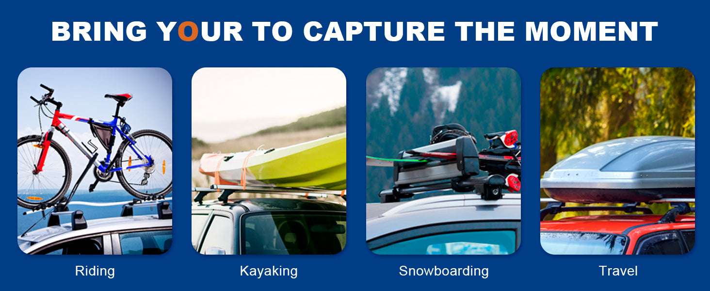 Roof Rack Cross Bars For Jeep Wrangler JK JL Gladiator JT 2007-2025 with Anti-Theft Metal Lock