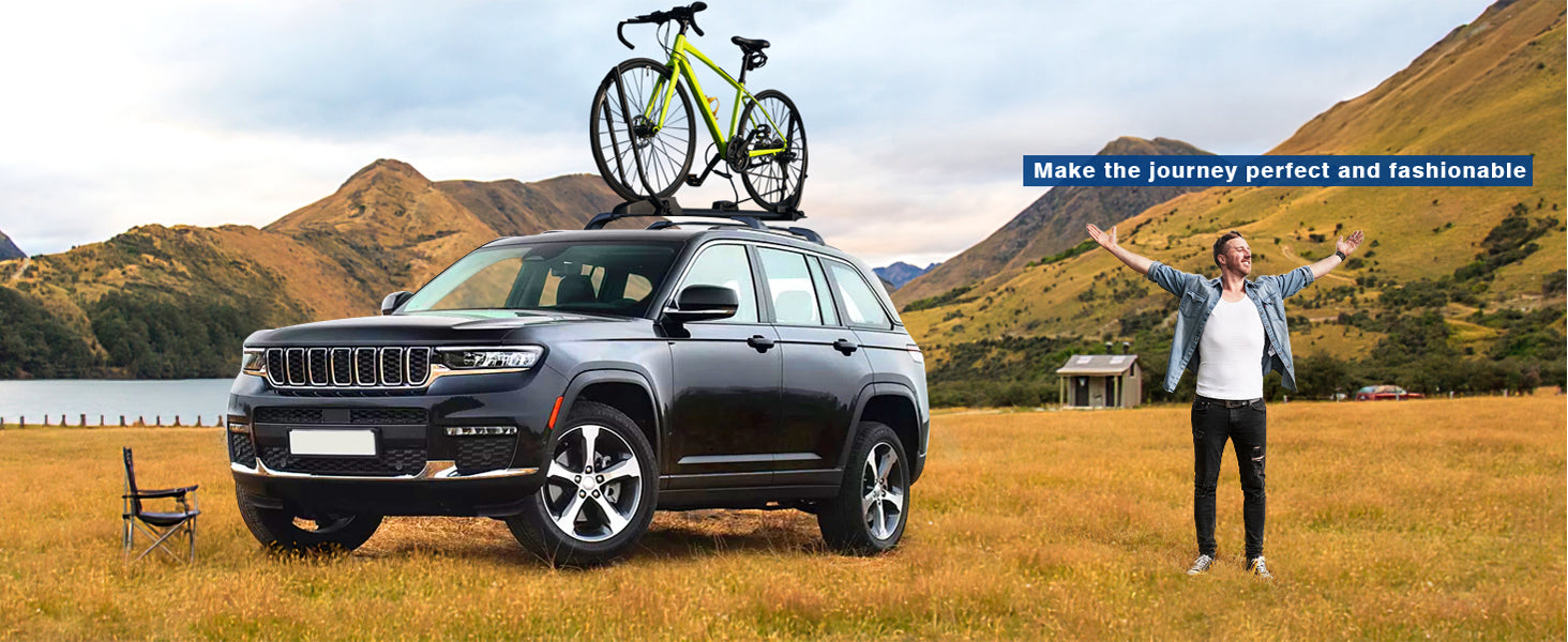 Roof Rack Cross Bars Compatible with Jeep Grand Cherokee L 2021-2025 and 2022 2023 2024 2025 Grand Cherokee WL