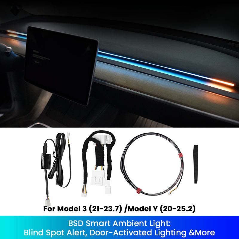 BSD Blind Spot Monitor Ambient Light System For Tesla Model 3/Y ? 3 High / Y Juniper
