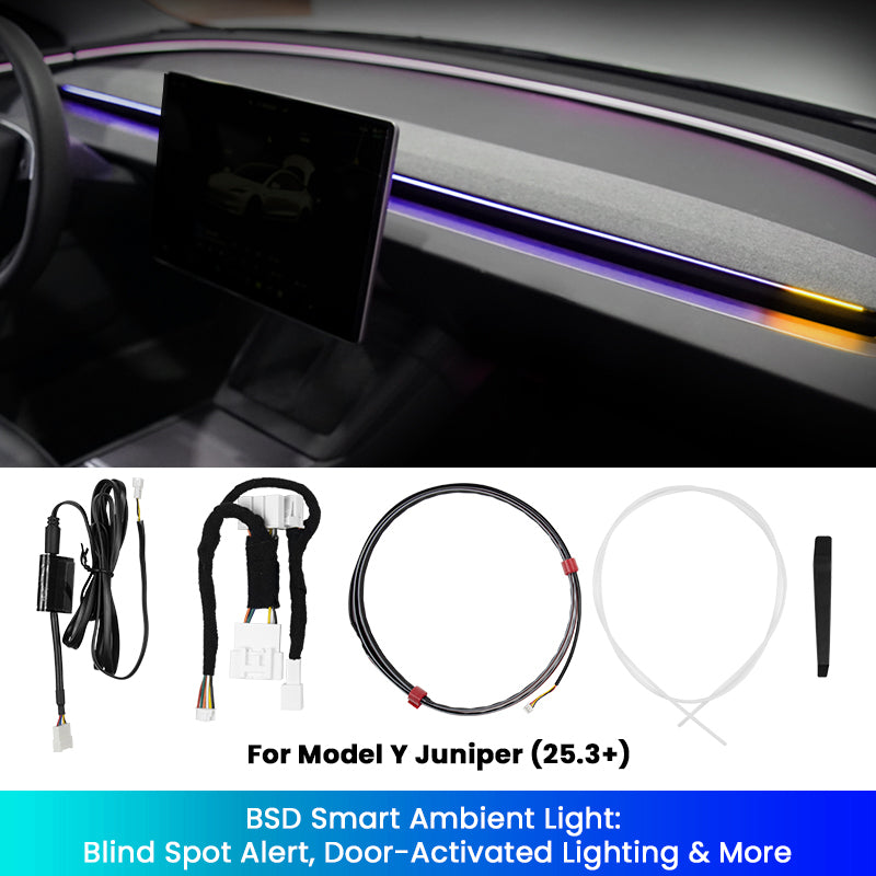 BSD Blind Spot Monitor Ambient Light System For Tesla Model 3/Y ? 3 High / Y Juniper