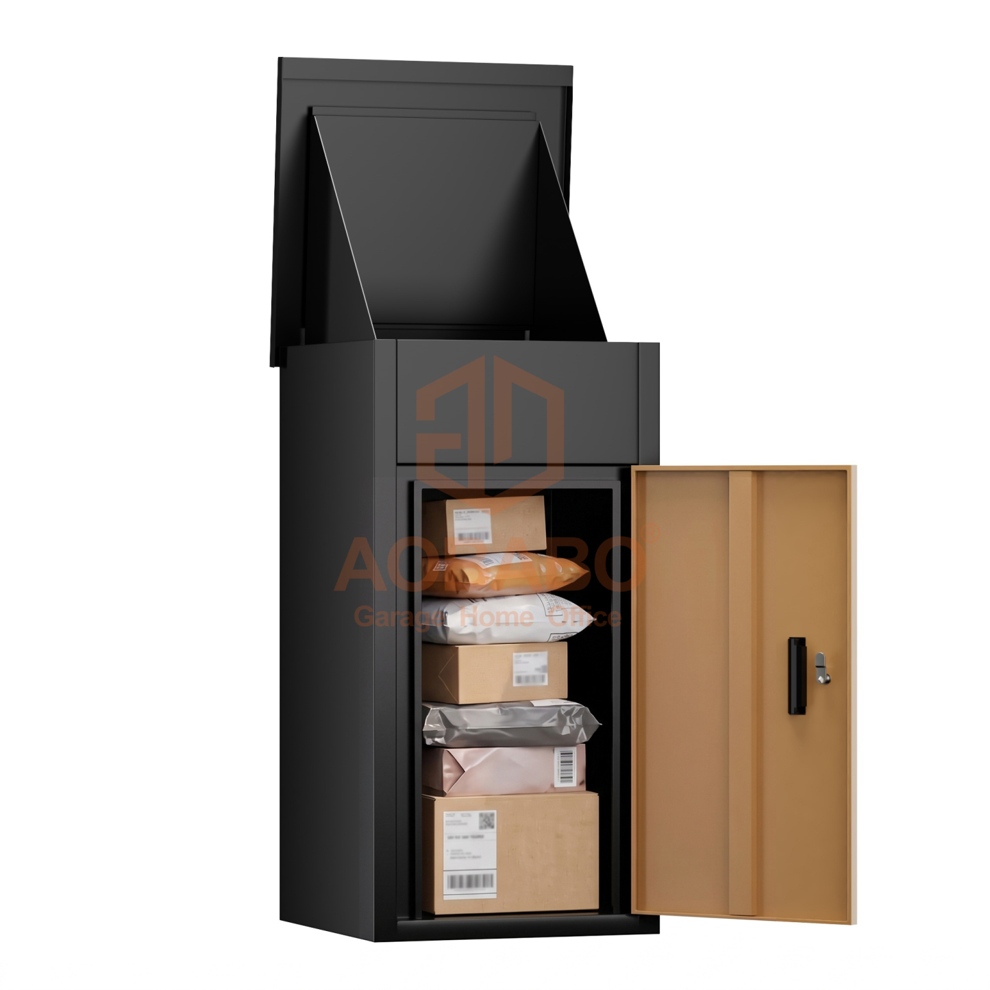Steel Parcel Drop Box Package Delivery Box Outdoor Parcel Box Lockable Secure Storage
