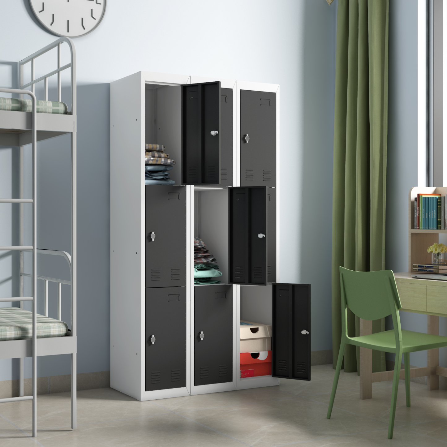 3 Door Steel Storage Cabinet