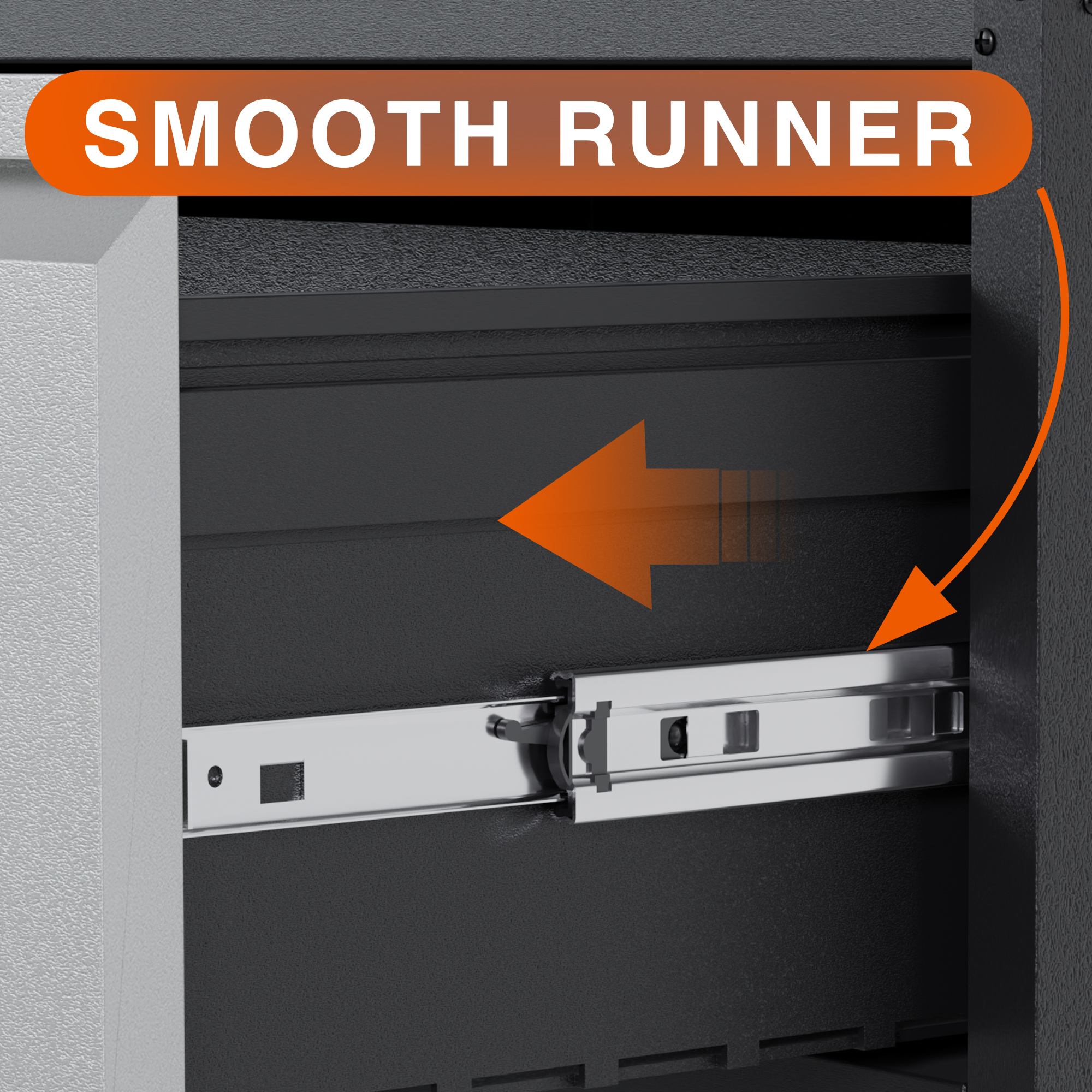 Steel Tool Chest Metal Storage Cabinet with Wheels