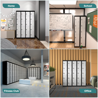 Metal Storage Locker With 5 Door