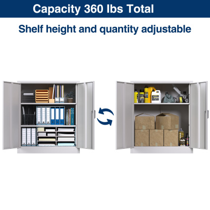 2 Door Industrial Garage Storage Cabinet